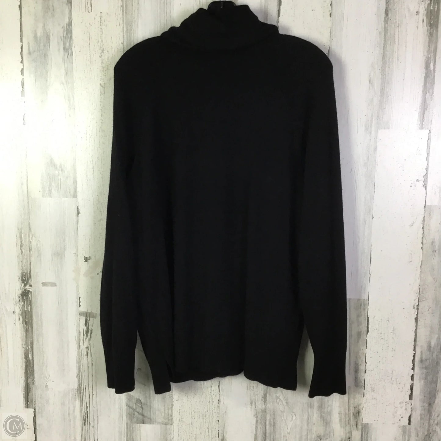 Sweater By Jones New York In Black, Size: L