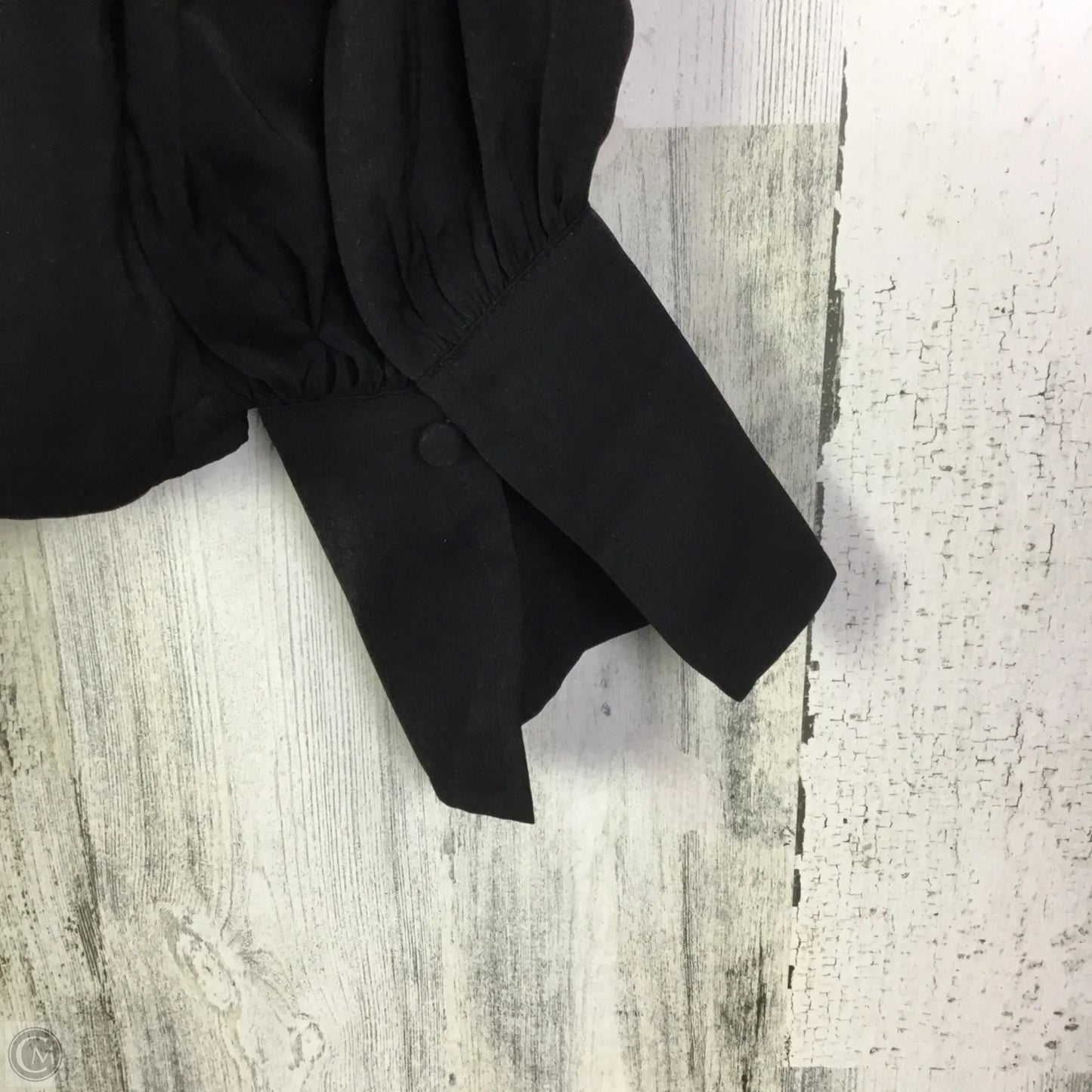 Top Long Sleeve By Banana Republic In Black, Size: S