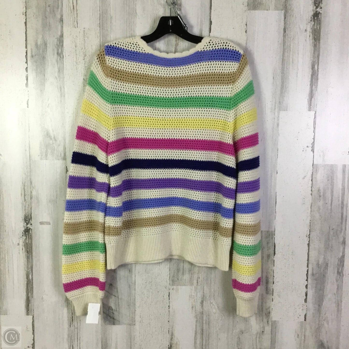 Sweater By Gap In Cream, Size: L