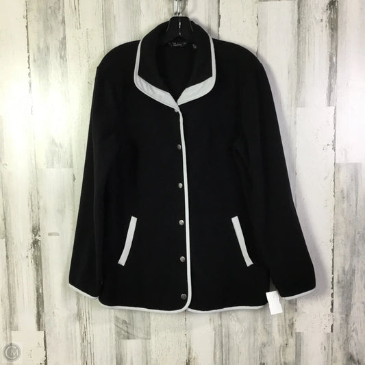 Jacket Fleece By Susan Graver In Black, Size: M