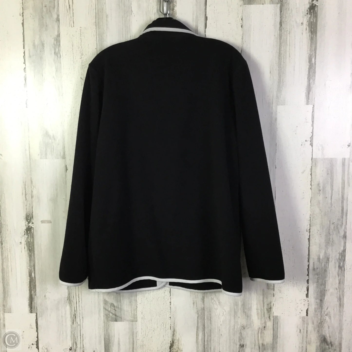 Jacket Fleece By Susan Graver In Black, Size: M