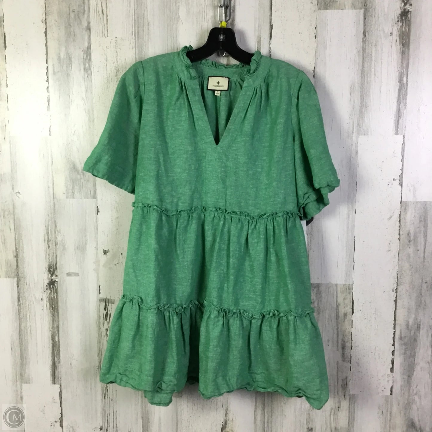 Tunic Short Sleeve By Tuckernuck In Green, Size: S