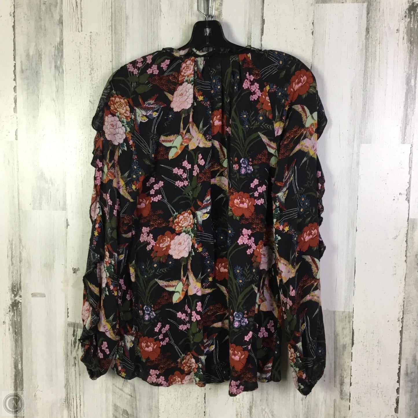 Top Long Sleeve By Jessica Simpson In Navy, Size: S