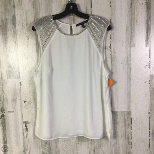 Blouse Sleeveless By White House Black Market In White, Size: L