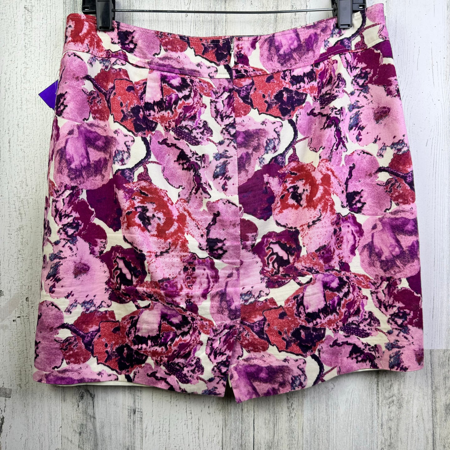 Purple Skirt Mini & Short Loft, Size 8