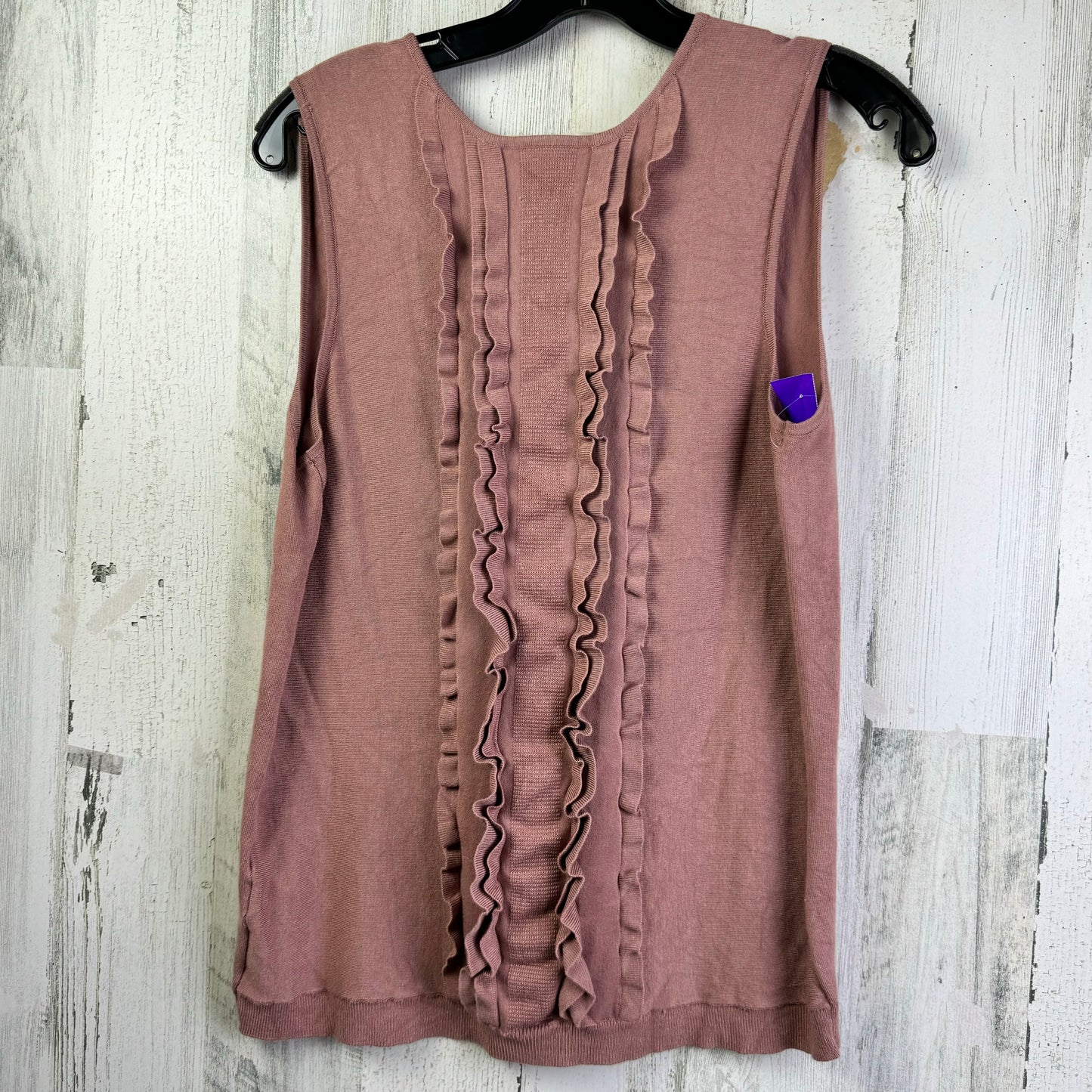 Mauve Top Sleeveless Loft, Size M