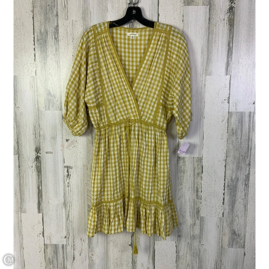 Dress Casual Short By Max Studio In Yellow, Size: M
