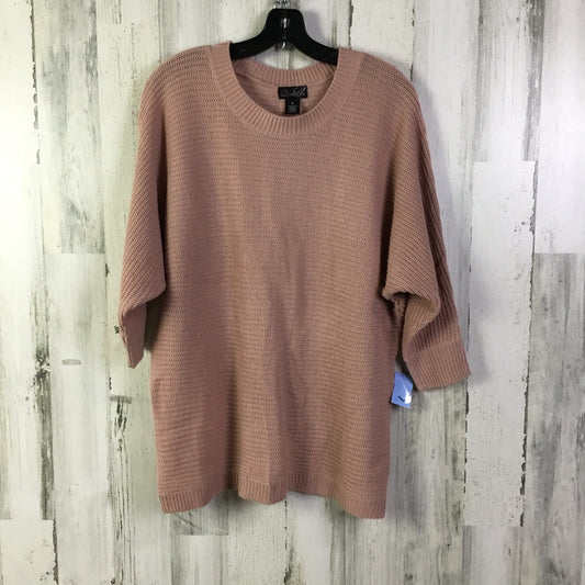 Sweater By Clothes Mentor In Pink, Size: Xl