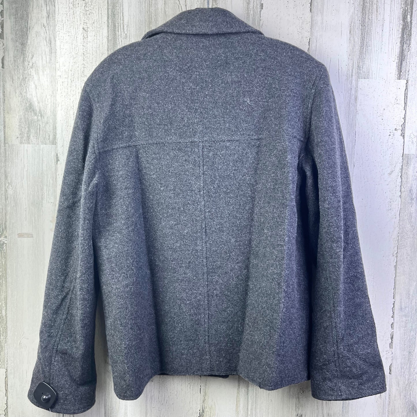 Coat Wool By Sandro In Grey, Size: M