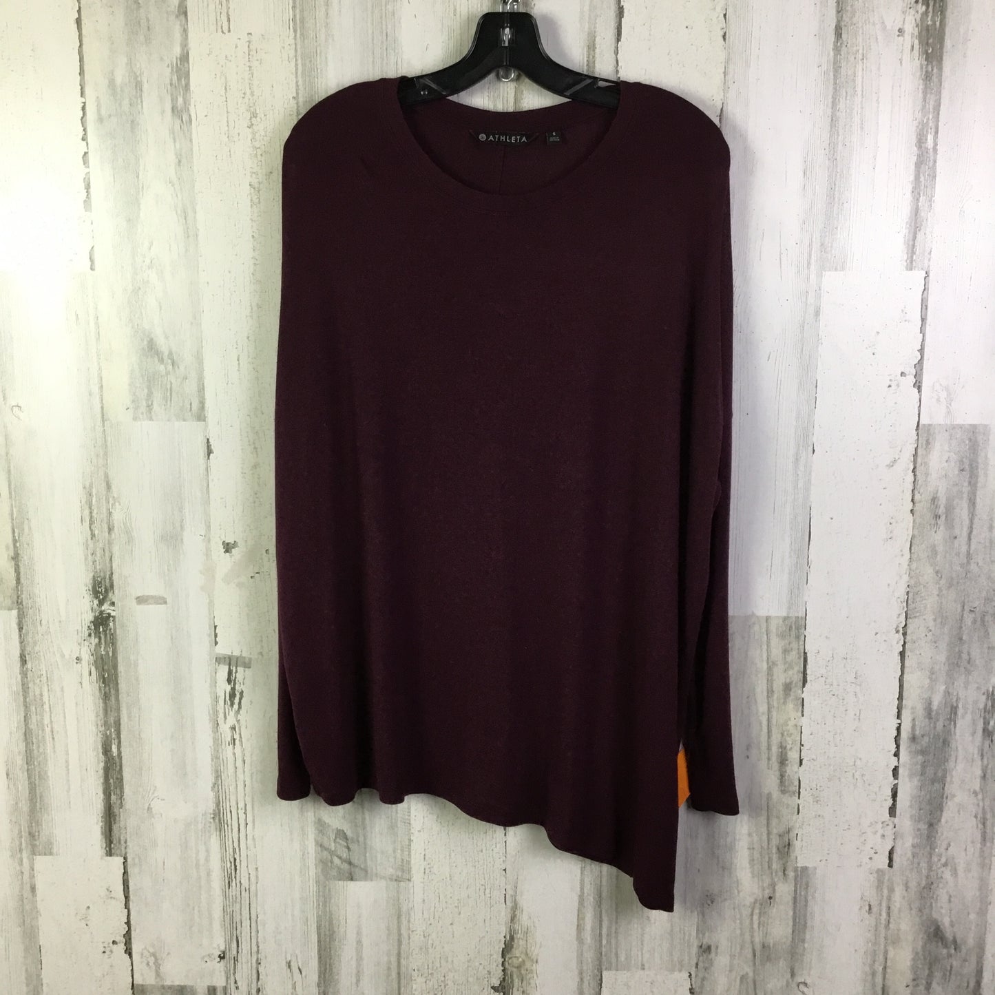 Top Long Sleeve Basic By Athleta In Purple, Size: S