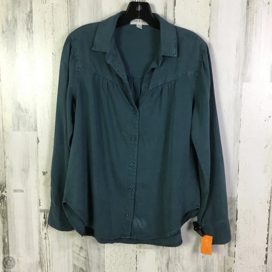 Tunic Long Sleeve By Cloth & Stone In Blue, Size: Xs