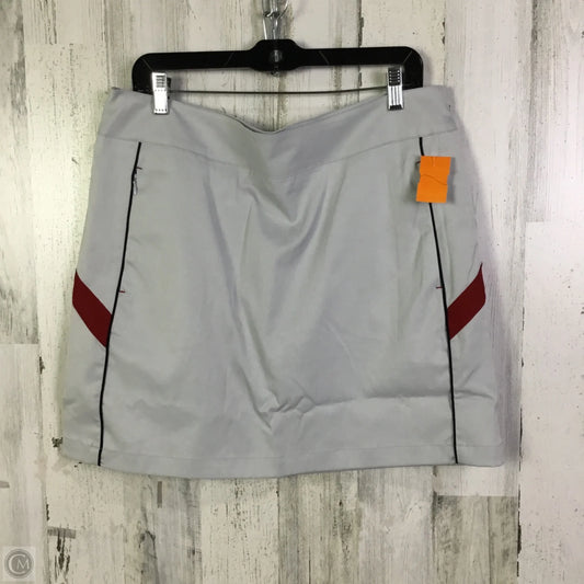 Athletic Skort By Clothes Mentor In Grey, Size: M