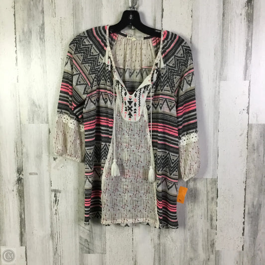 Top Long Sleeve By Jolt In Cream, Size: Xl