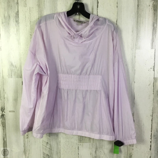 Jacket Windbreaker By Athleta In Purple, Size: L