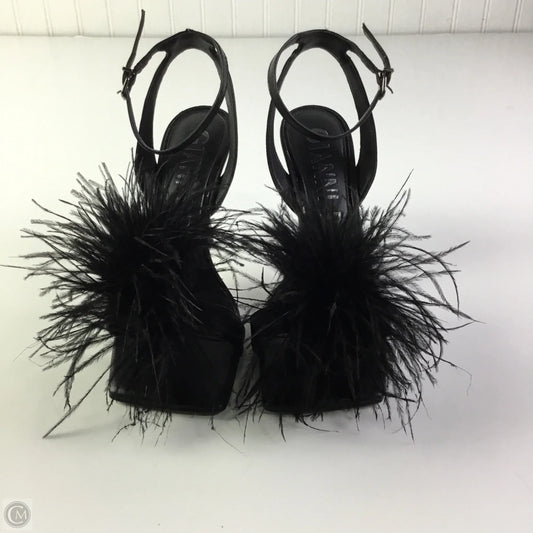 Sandals Heels Stiletto By Gianni Bini In Black, Size: 8