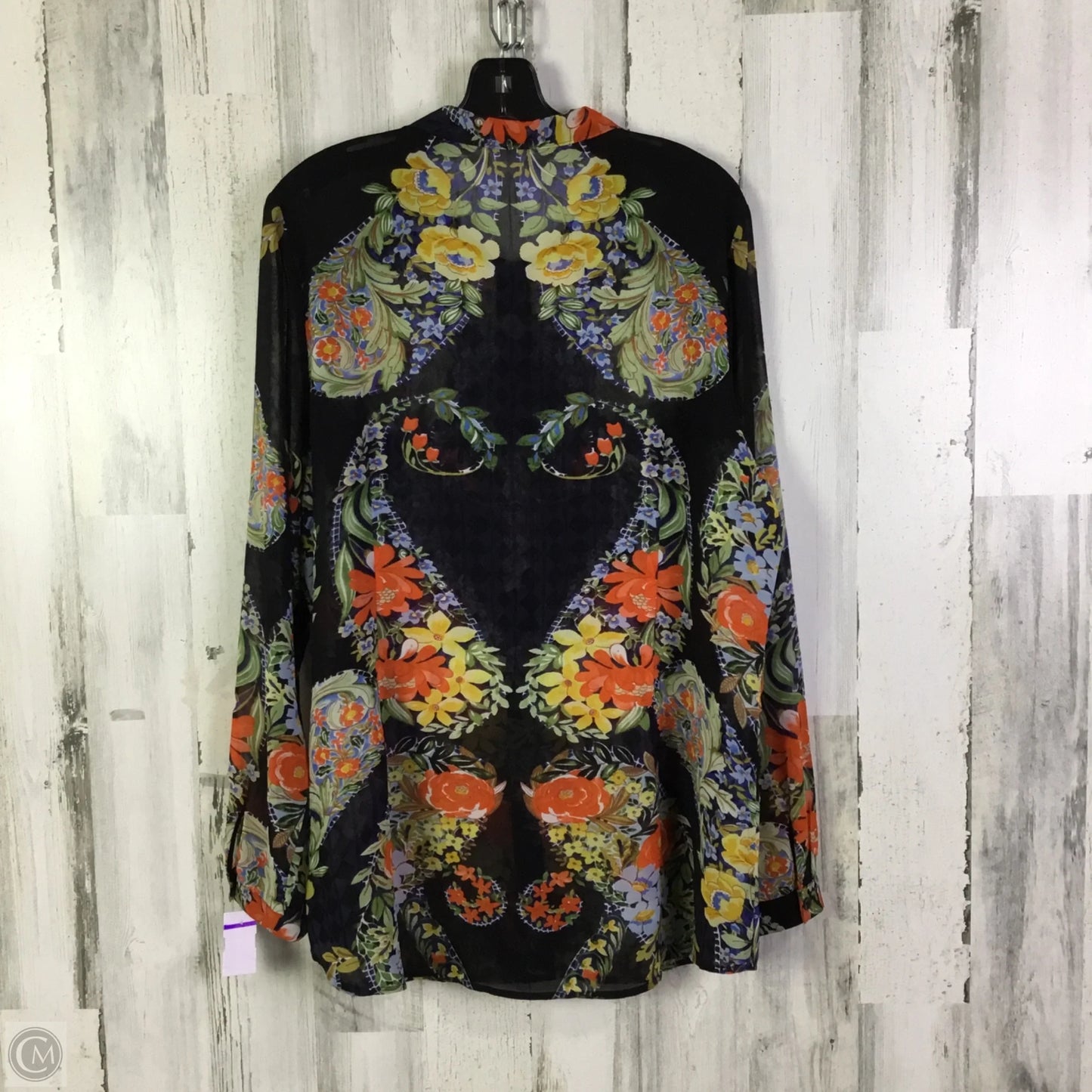 Top Long Sleeve By Cabi In Black, Size: Xl