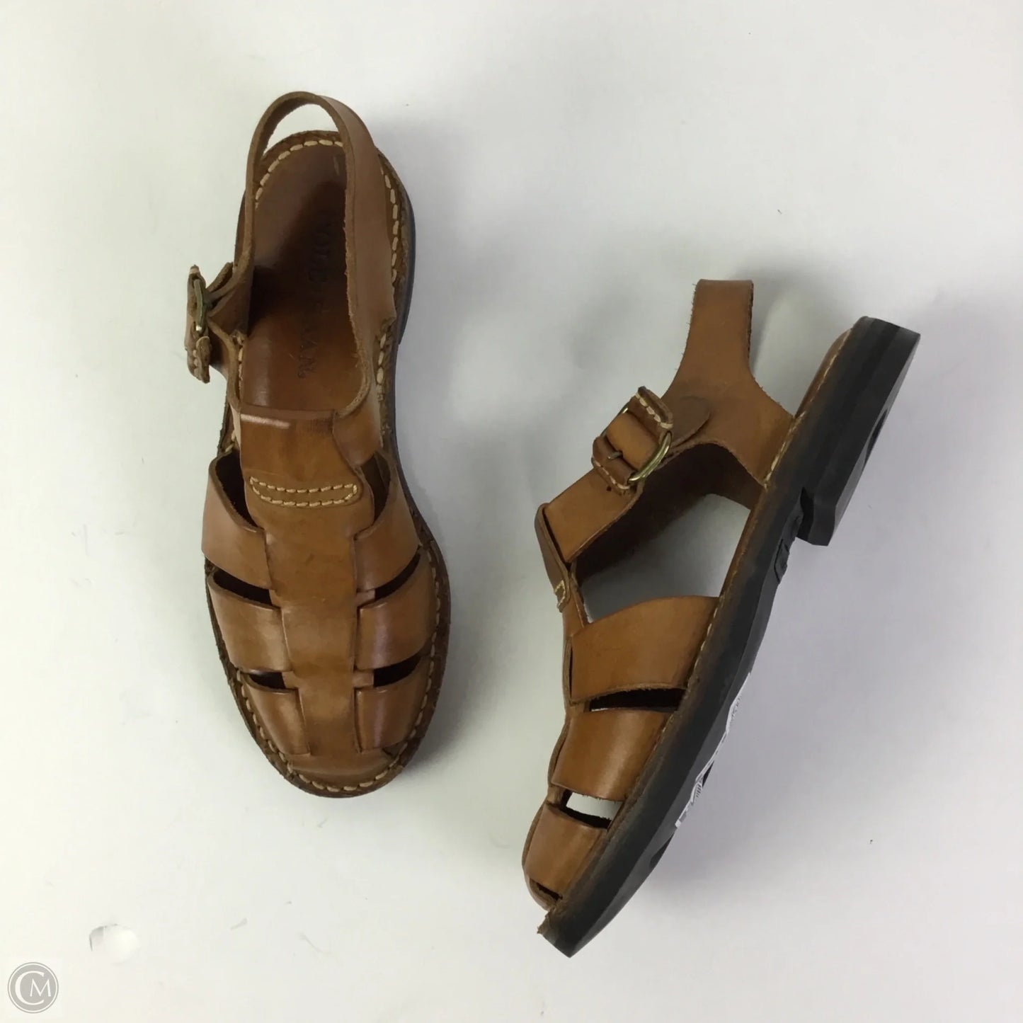 Sandals Flats By Cole-haan In Brown, Size: 6.5