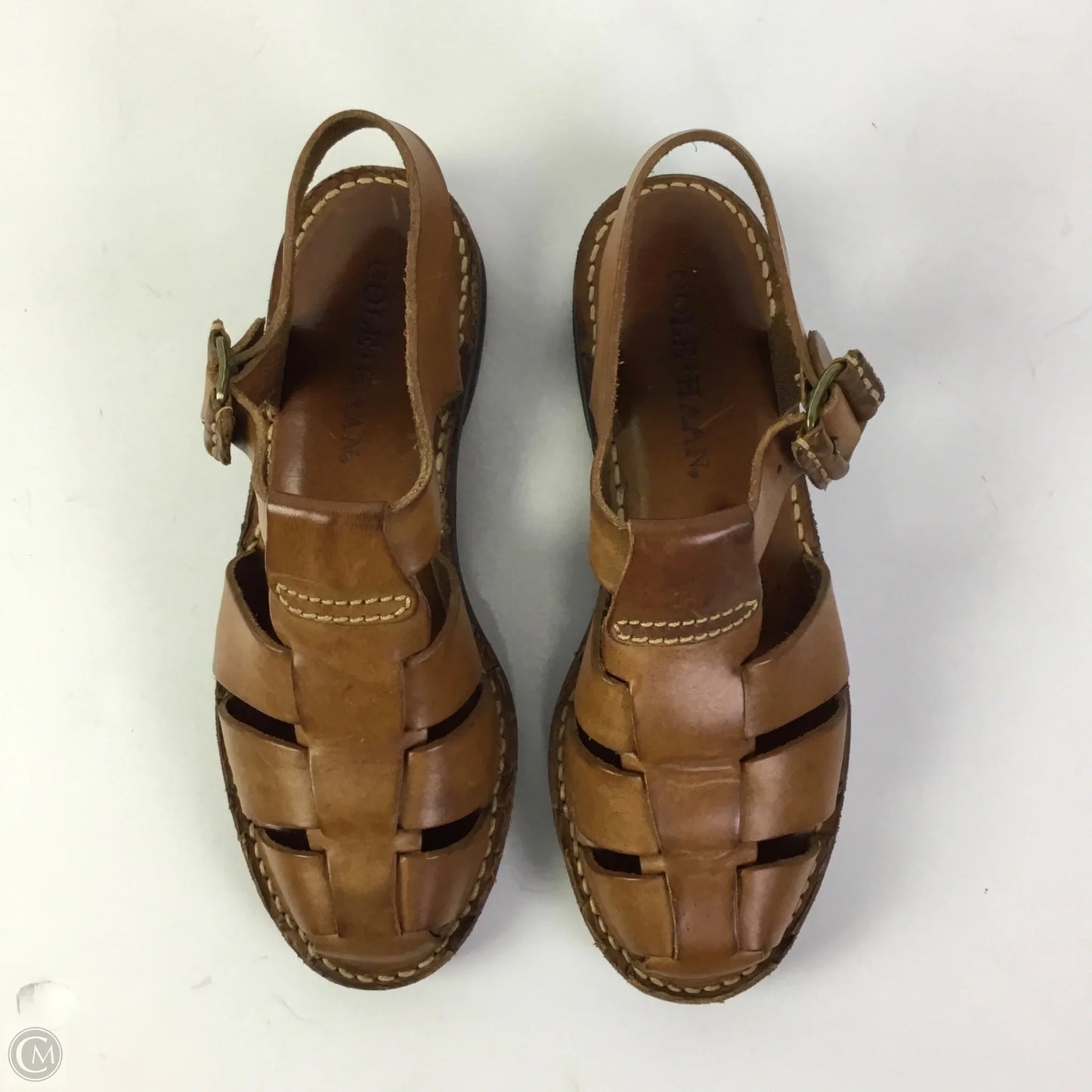 Sandals Flats By Cole-haan In Brown, Size: 6.5