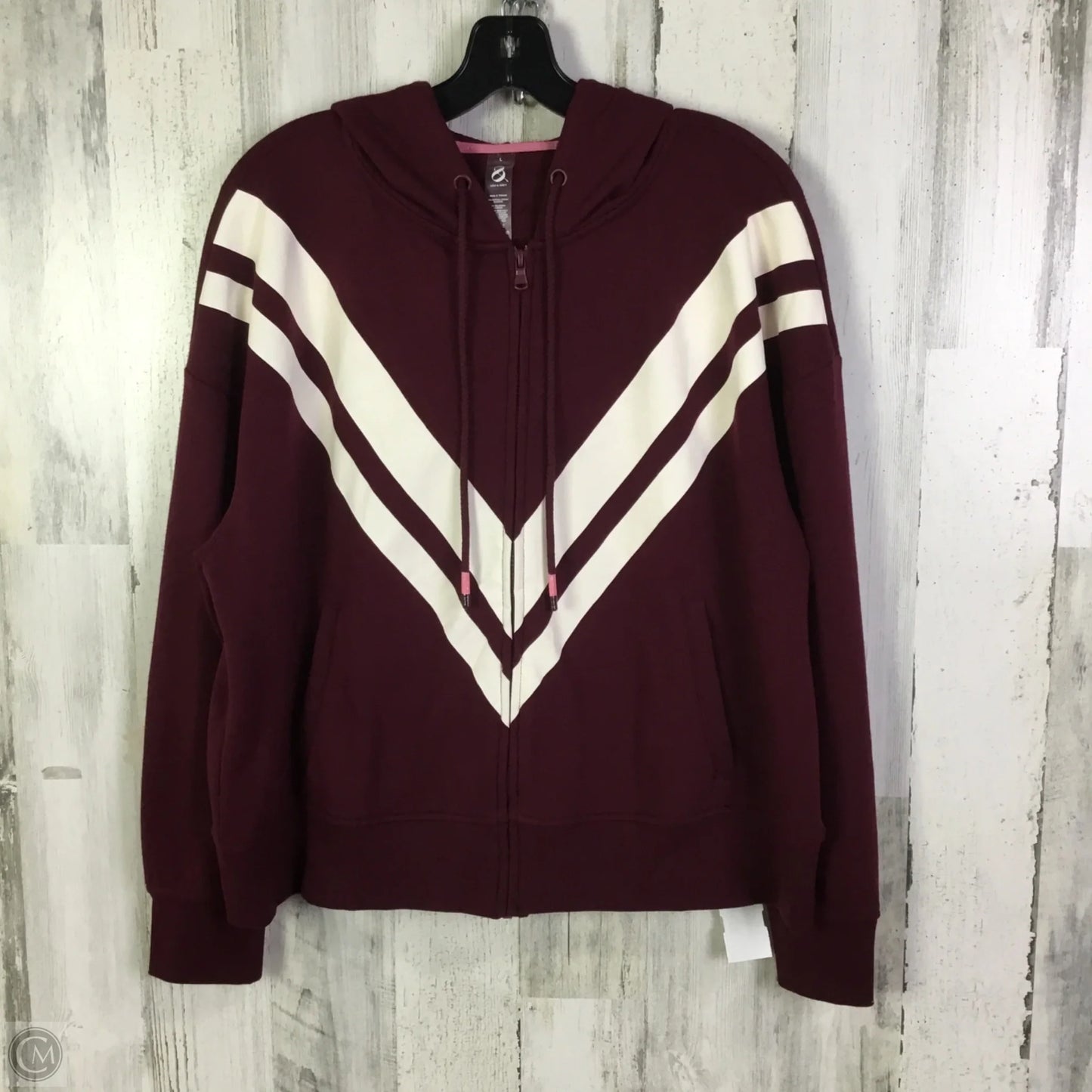 Sweatshirt Hoodie By Lou And Grey In Purple, Size: L