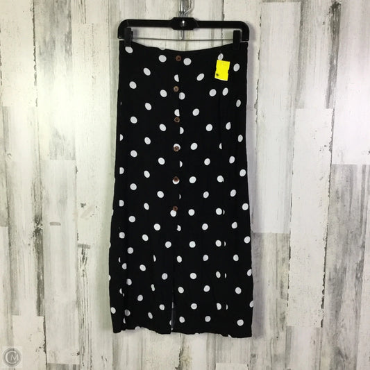 Skirt Midi By Madewell In Black, Size: 4