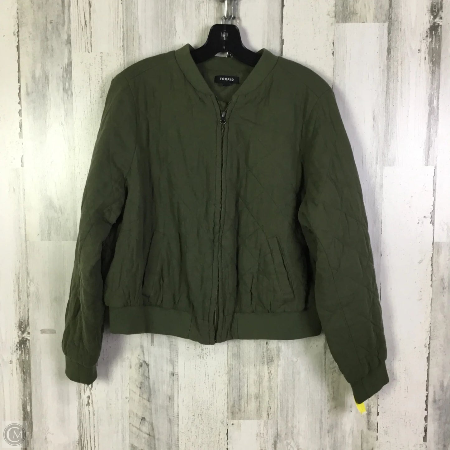 Jacket Puffer & Quilted By Torrid In Green, Size: L