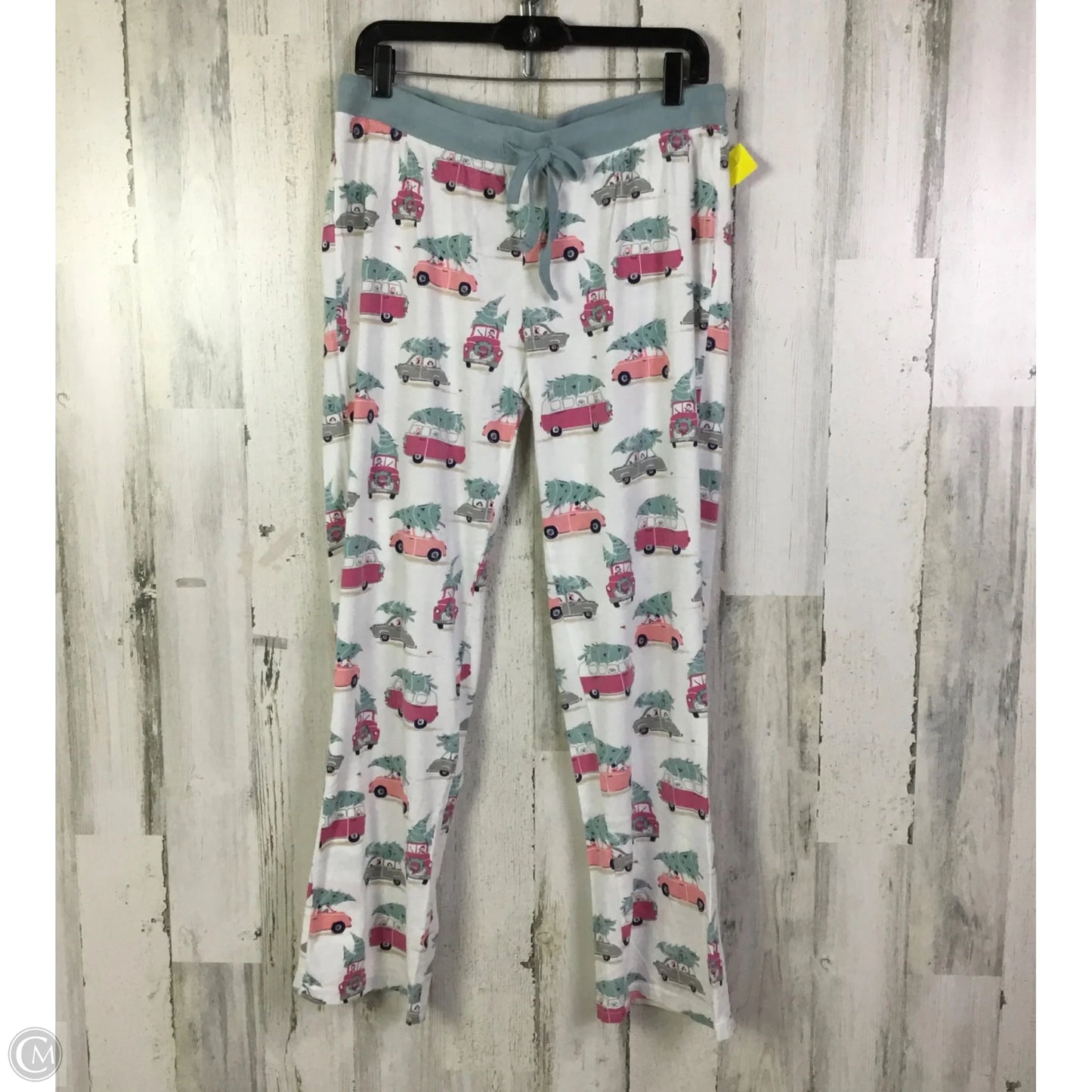 Pajama Pants By Clothes Mentor In White, Size: L
