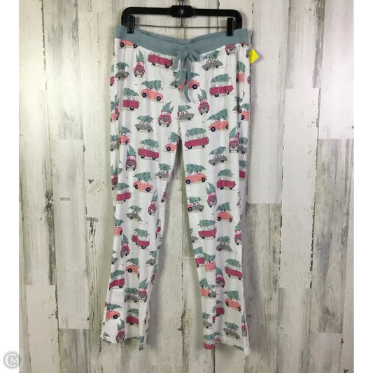 Pajama Pants By Clothes Mentor In White, Size: L