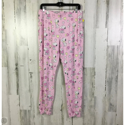Pajama Pants By Clothes Mentor In Pink, Size: L