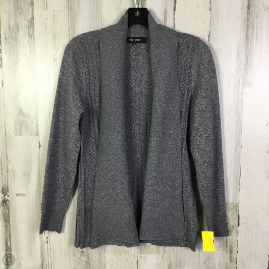 Sweater Cardigan By Clothes Mentor In Grey, Size: S