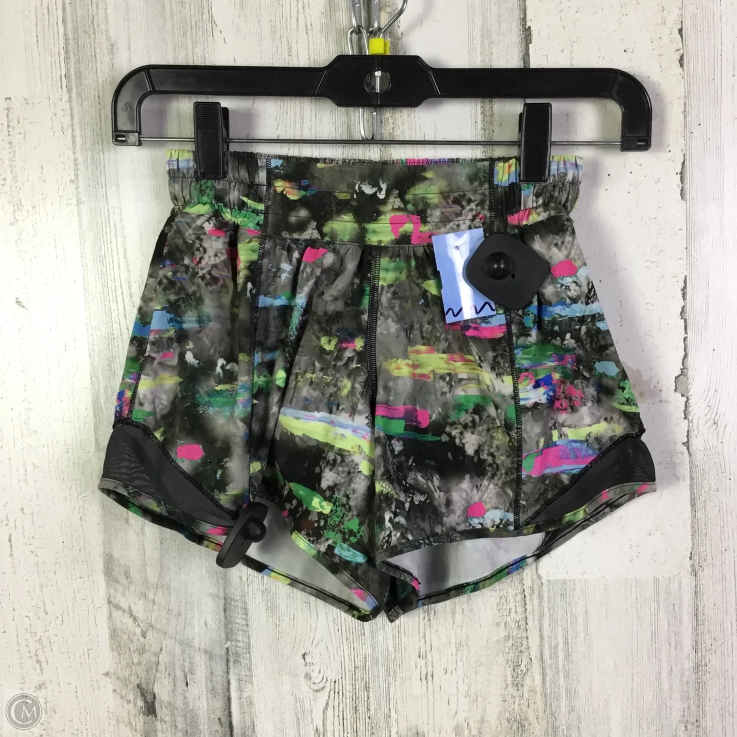 Athletic Shorts By Lululemon In Green, Size: 2