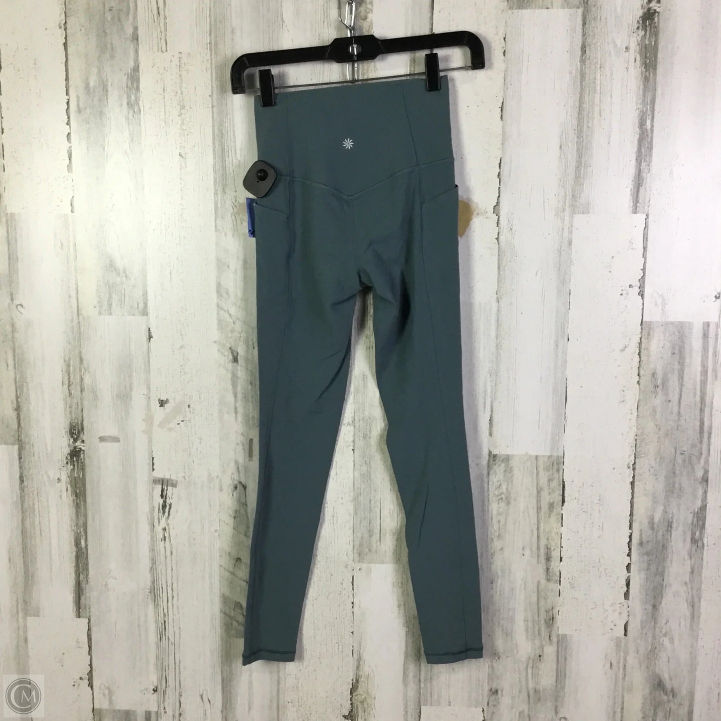 Athletic Leggings By Athleta In Green, Size: Xxs