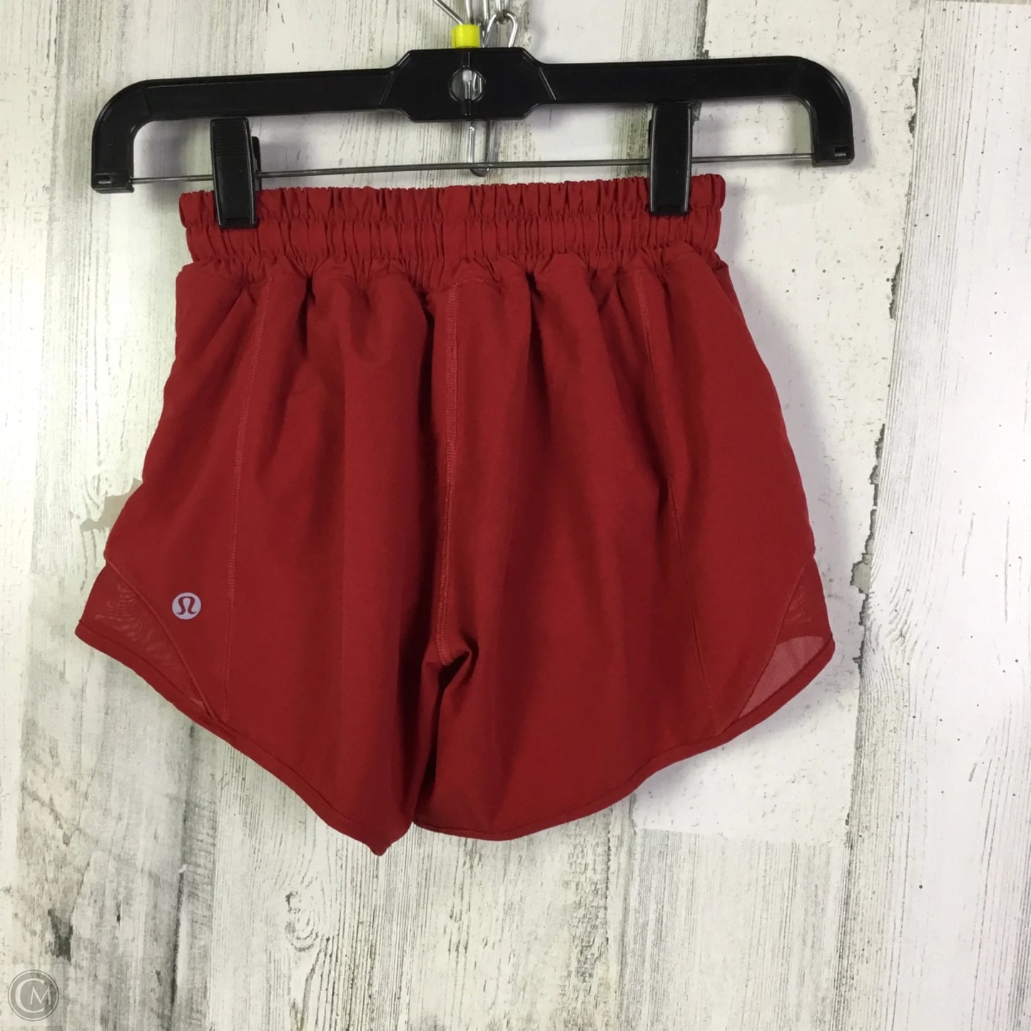 Athletic Shorts By Lululemon In Red, Size: 0