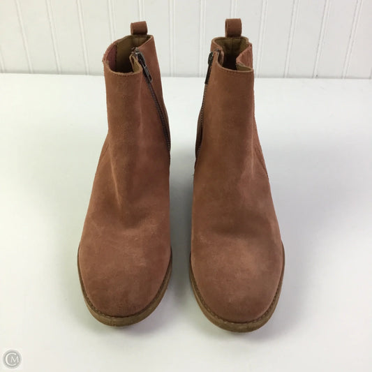 Boots Designer By Frye In Orange, Size: 10