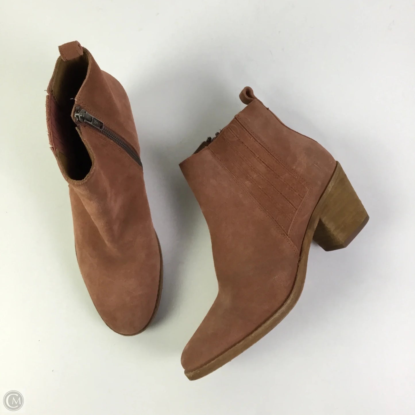 Boots Designer By Frye In Orange, Size: 10