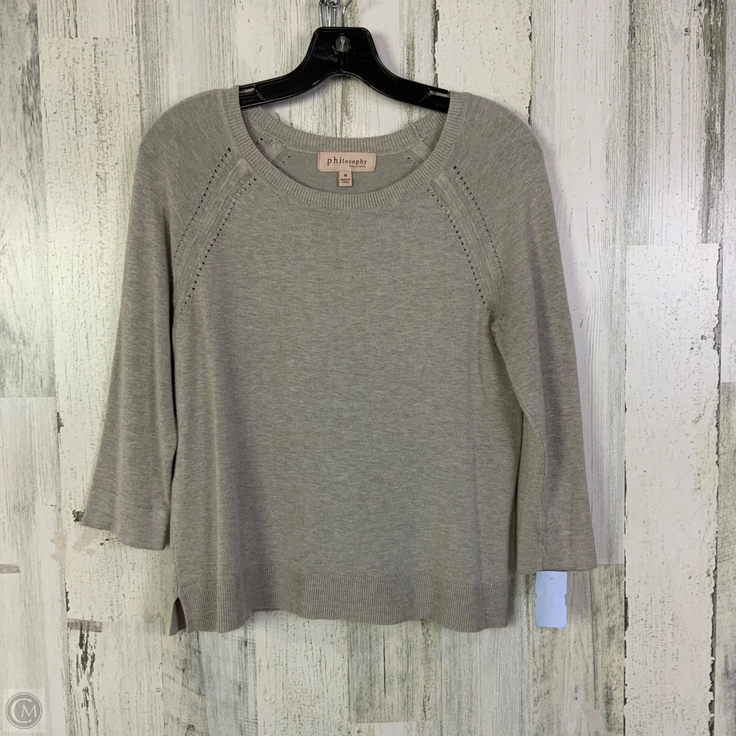 Sweater By Philosophy In Taupe, Size: M