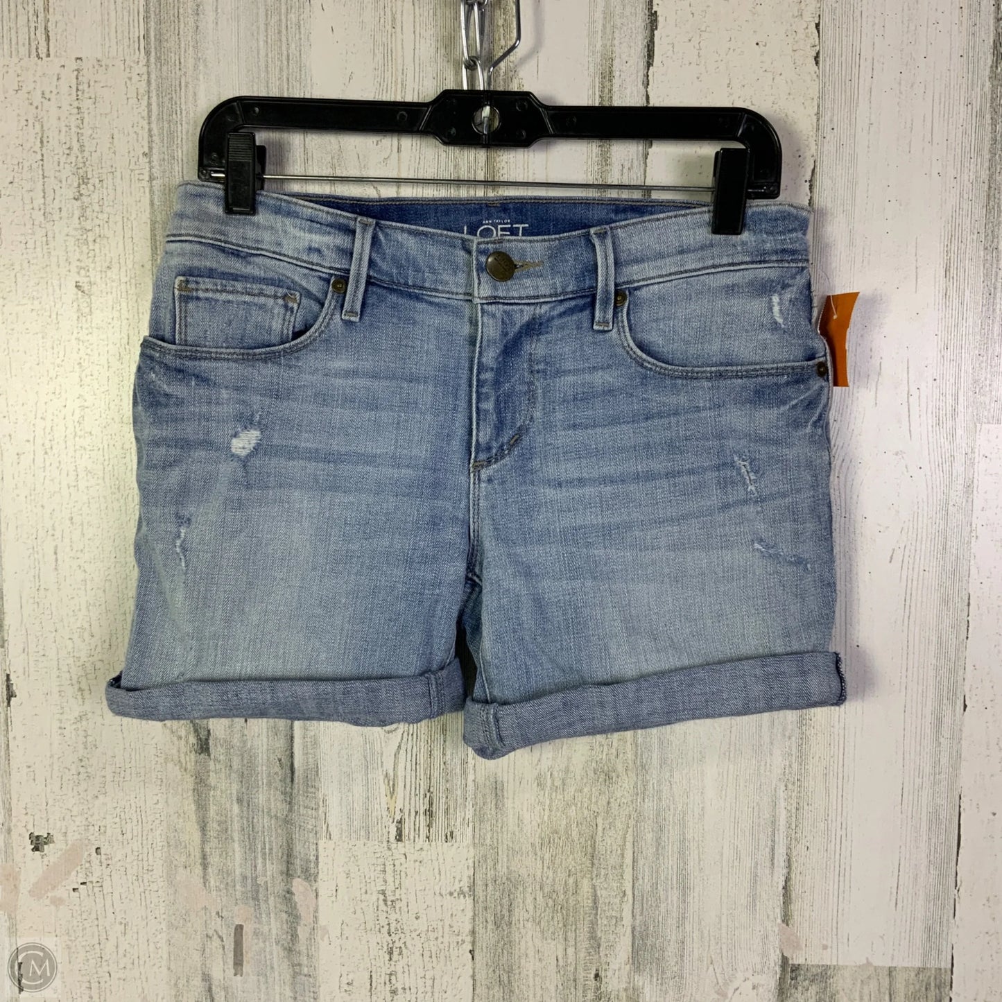Shorts By Loft In Blue Denim, Size: 0
