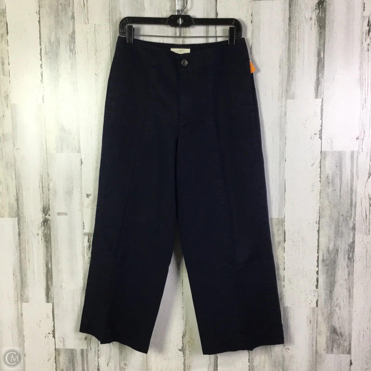 Pants Wide Leg By Loft In Navy, Size: 6