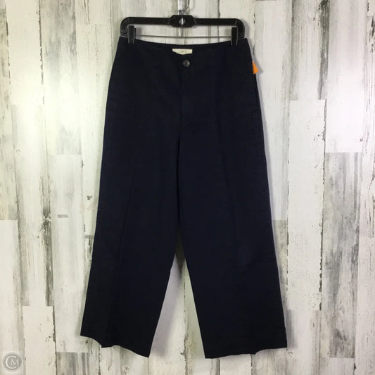 Pants Wide Leg By Loft In Navy, Size: 6