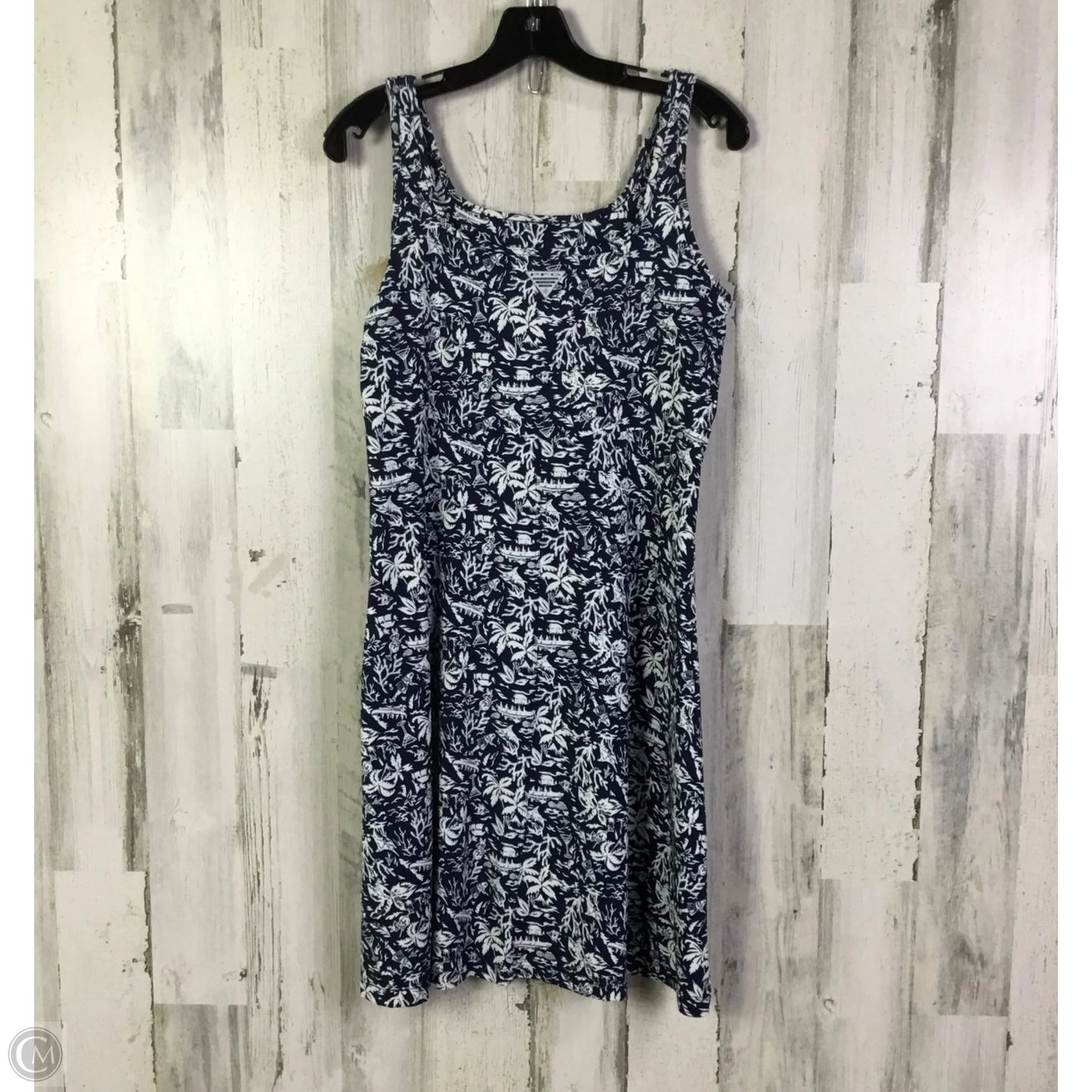 Athletic Dress By Columbia In Blue & White, Size: L