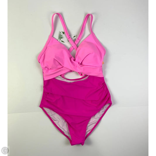 Swimsuit By Clothes Mentor In Pink, Size: L