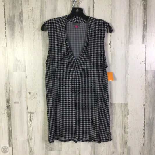 Top Sleeveless By Vince Camuto In Grey, Size: L