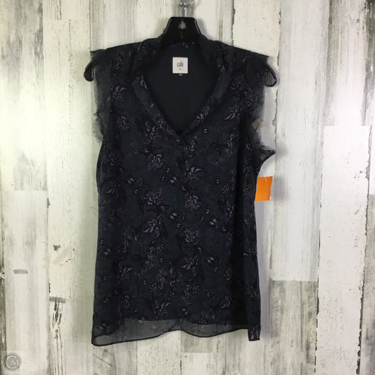 Top Sleeveless By Cabi In Black, Size: S