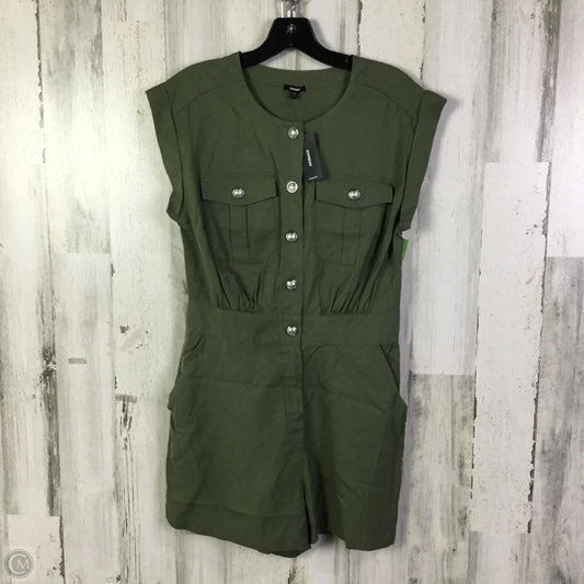 Romper By Express In Green, Size: S