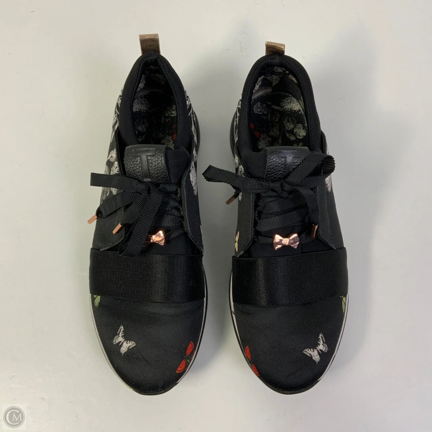 Shoes Athletic By Ted Baker In Black & White, Size: 8.5