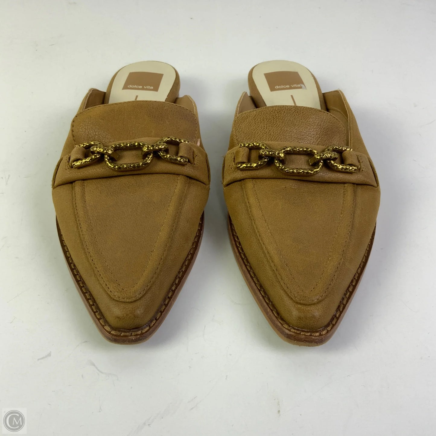 Sandals Flats By Dv In Tan, Size: 10