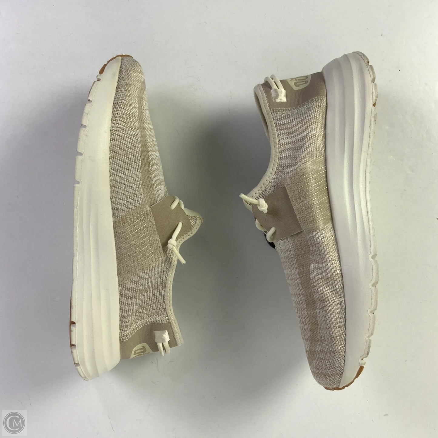 Shoes Sneakers By Hey Dude In Cream, Size: 7