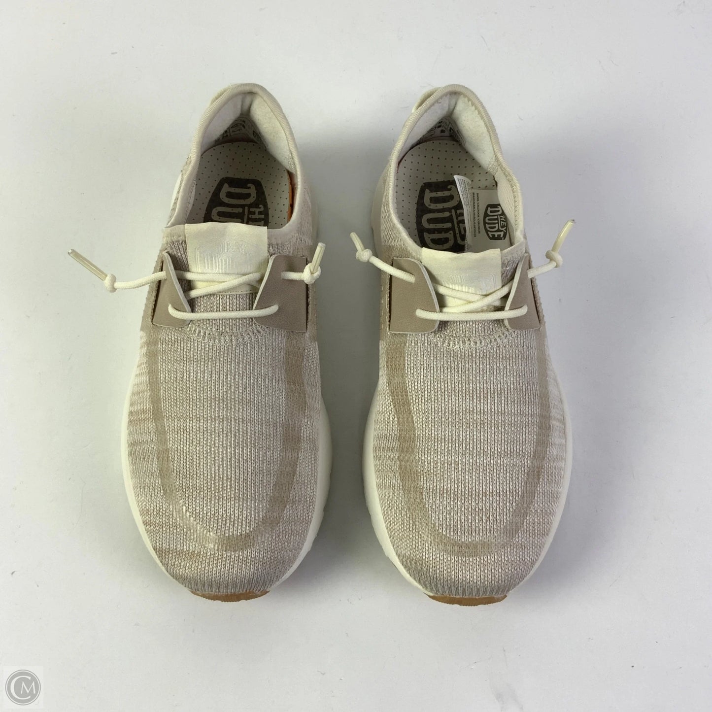 Shoes Sneakers By Hey Dude In Cream, Size: 7