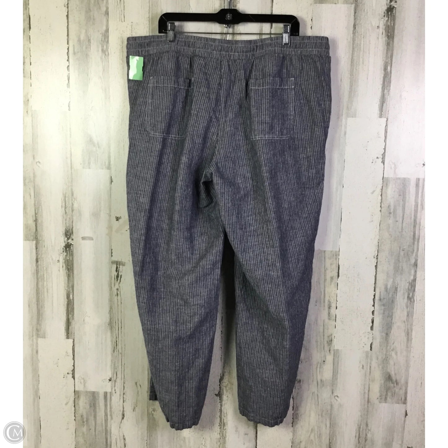 Pants Linen By Amazon Essentials In Blue, Size: 22