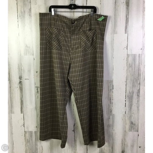 Pants Wide Leg By Lc Lauren Conrad In Brown, Size: 22