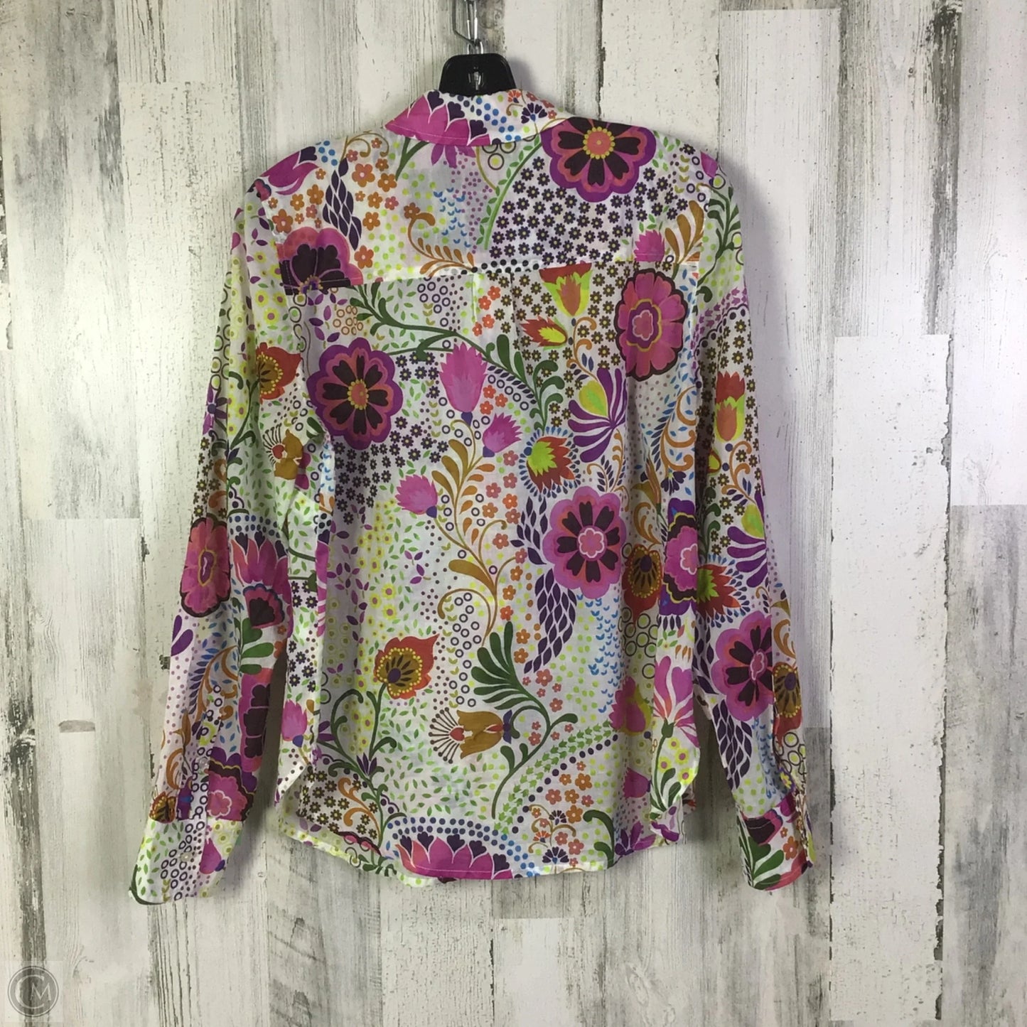 Top Long Sleeve By J. Crew In White, Size: M